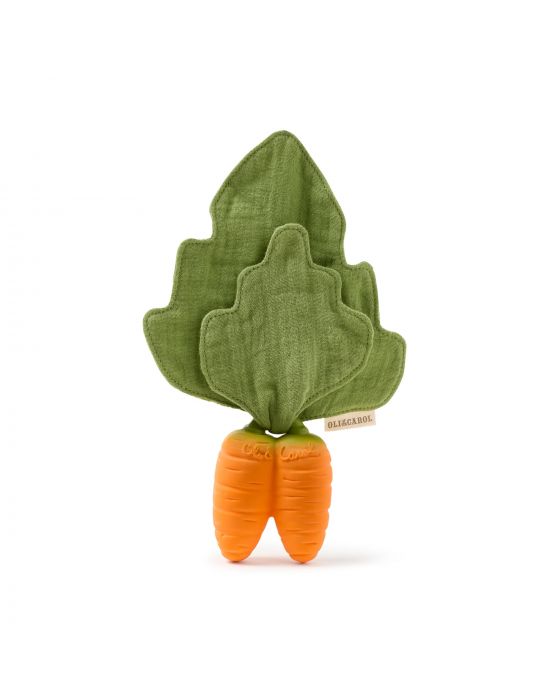 Oli&Carol Cathy the Carrot Mini Doudou-Teether
