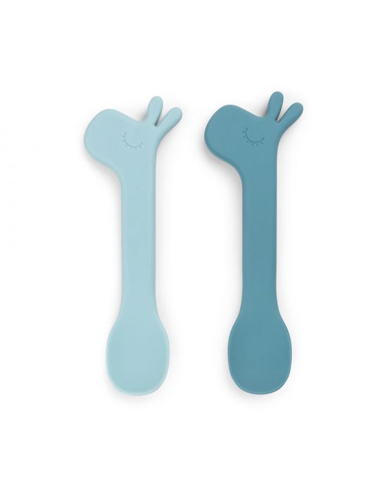 Done By Deer Silicone spoon 2-pack Lalee Blue
