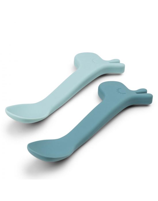 Done By Deer Silicone spoon 2-pack Lalee Blue
