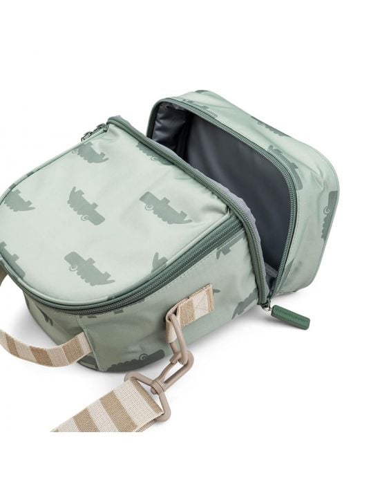  Done By Deer Kids insulated lunch bag Croco Green
