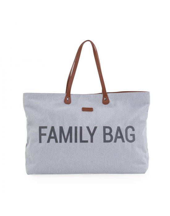 Childhome Family Bag Nursery Bag Canvas Grey