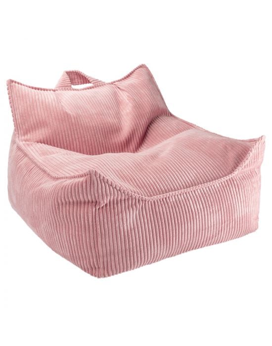 Wigiwama Pink Mousse beanbag chair
