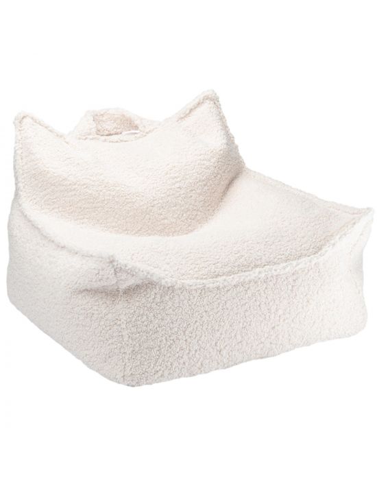 Wigiwama Cream White Beanbag Chair