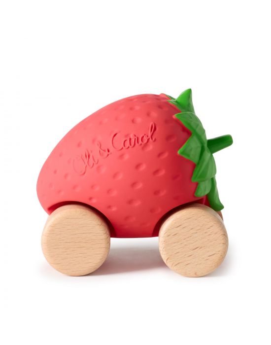 Βρεφικό Μασητικό 2 Σε1 Sweetie The Strawberry Car Oli&Carol