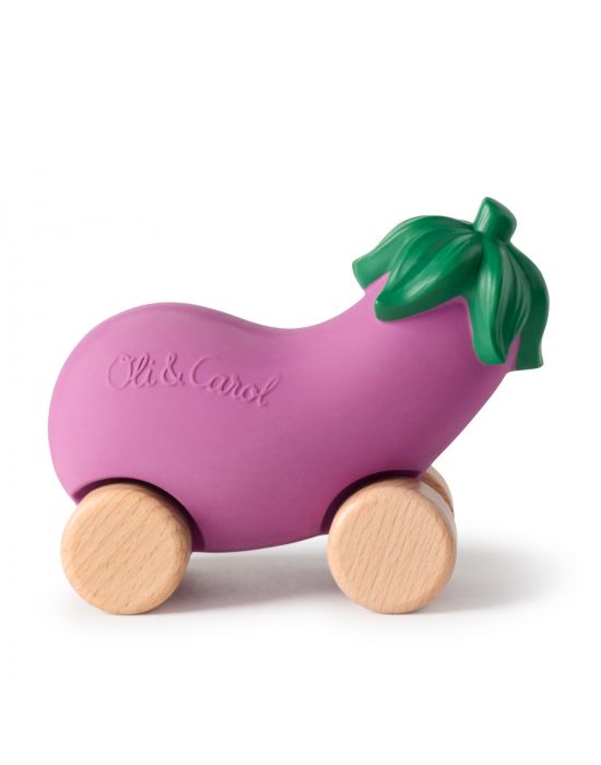 Βρεφικό Μασητικό 2 Σε1 Emma The Eggplant Baby Car Oli&Carol