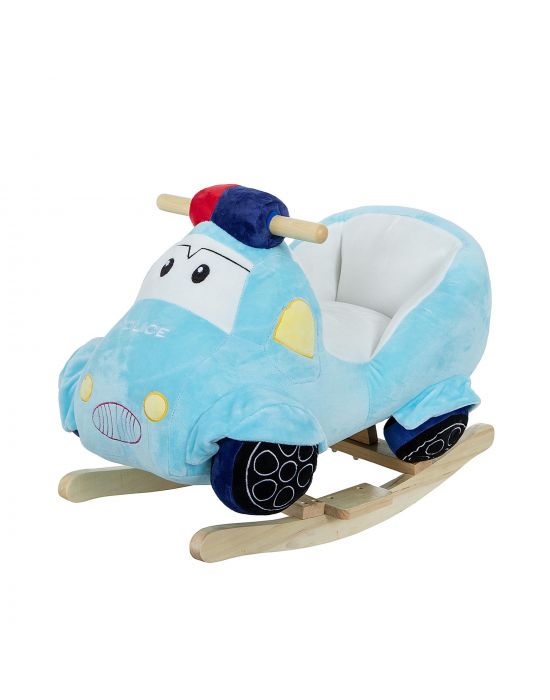Ξύλινο Κουνιστό Police Car 60cm Manon De Pres