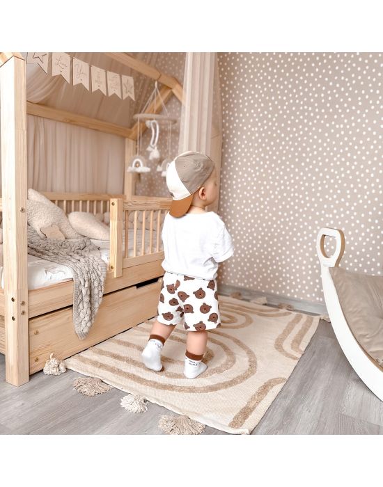 Ταπετσαρία Τοίχου Simple Irregular Dots Beige 50x280cm Dekornik