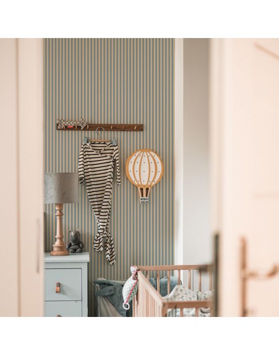 Ταπετσαρία Τοίχου Vintage Stripes Beige Blue 50x280cm Dekornik