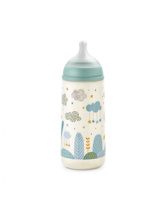 Μπιμπερό Φυσιολογική θηλή Σιλικόνης SX PRO 360ml +6μ Dreams Blue Suavinex