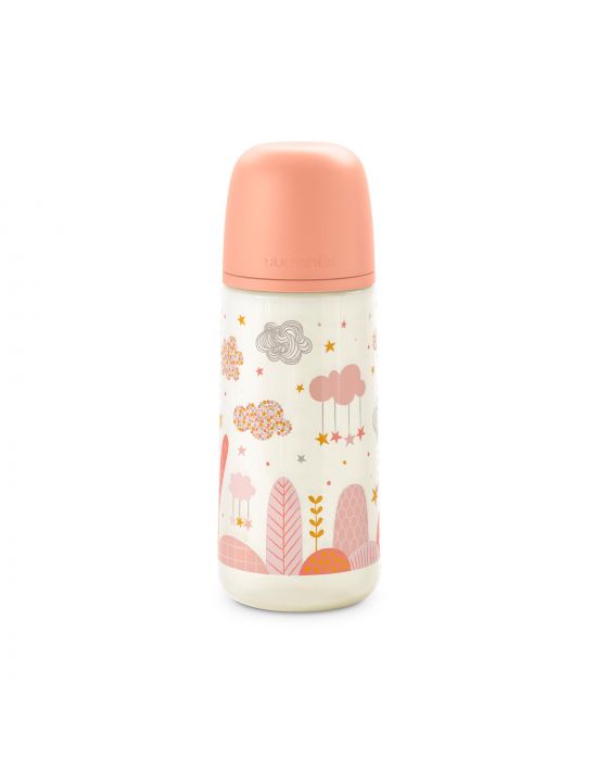 Μπιμπερό Φυσιολογική θηλή Σιλικόνης SX PRO 360ml +6μ Dreams Pink Suavinex