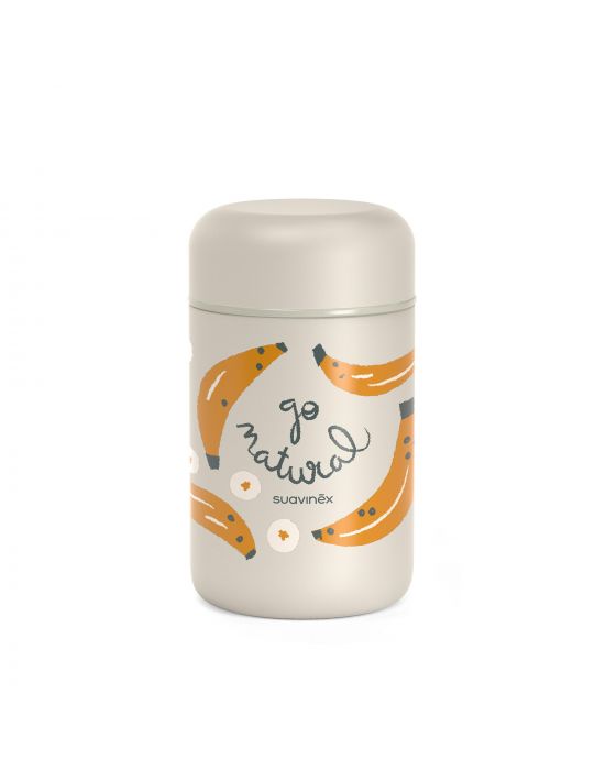 Θερμός Φαγητού 400ml Go Natural Banana Suavinex