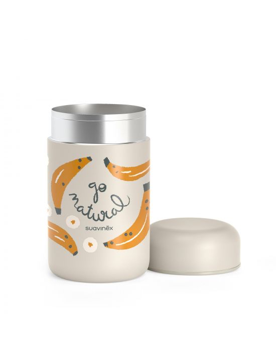 Θερμός Φαγητού 400ml Go Natural Banana Suavinex
