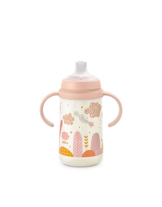 Μπουκάλι Εκπαιδευτικό με λαβές 270ml +6μ Dreams Pink Suavinex