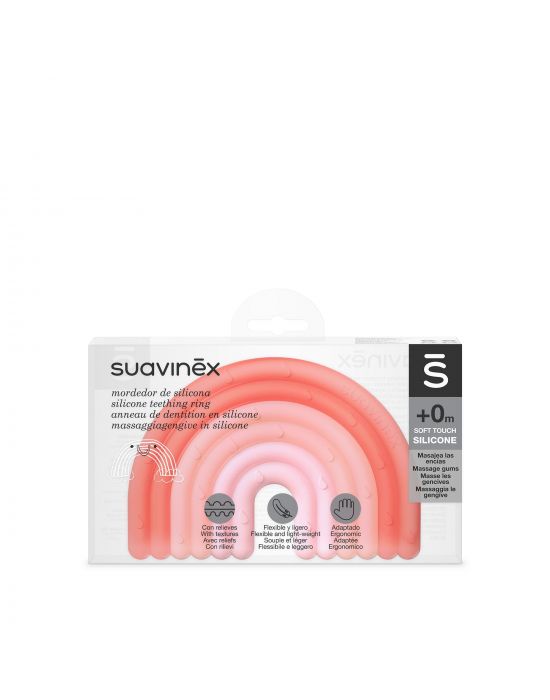 Μασητικό Σιλικόνης +0m Pink Suavinex