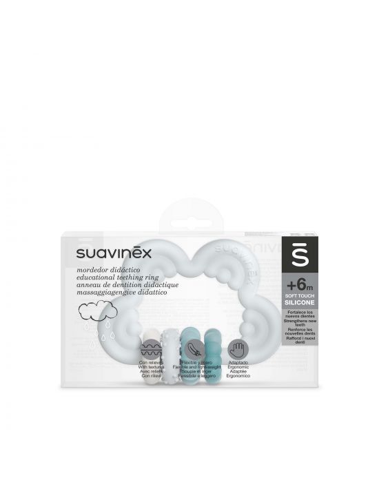Μασητικό Σιλικόνης +6m Blue Suavinex