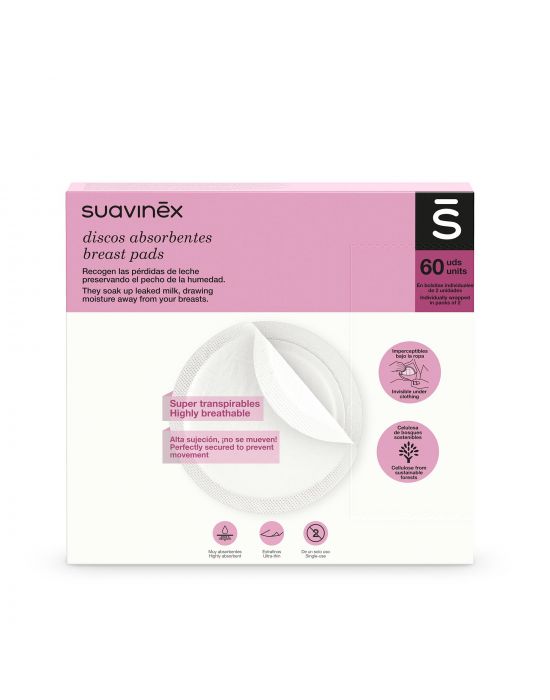 Επιθέματα Στήθους 60τεμ Suavinex