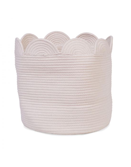 Καλάθι Αποθήκευσης Flower Off White 35x35x35cm Childhome
