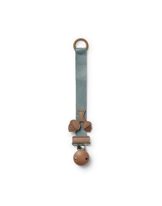 Βρεφική Αλυσίδα Πιπίλας Wood Acorn Hazy Jade Elodie