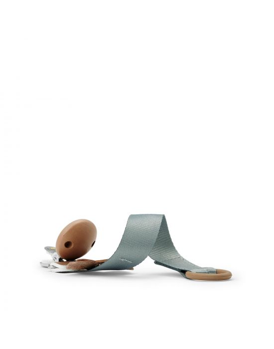Βρεφική Αλυσίδα Πιπίλας Wood Acorn Hazy Jade Elodie