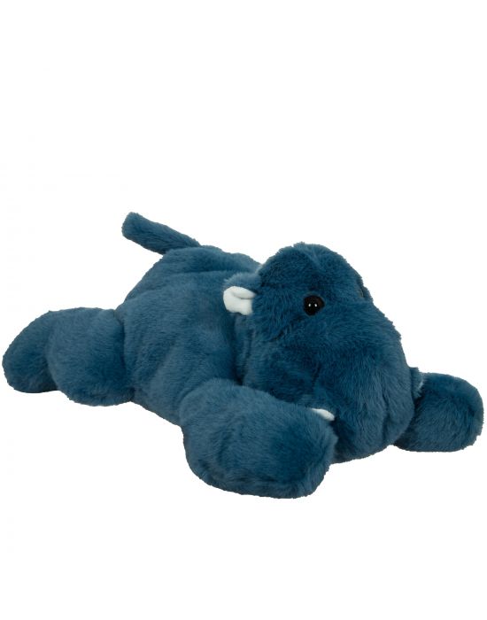 Μαλακό Παιχνίδι Λούτρινο dark blue lying hippo 35cm Manon Des Pres