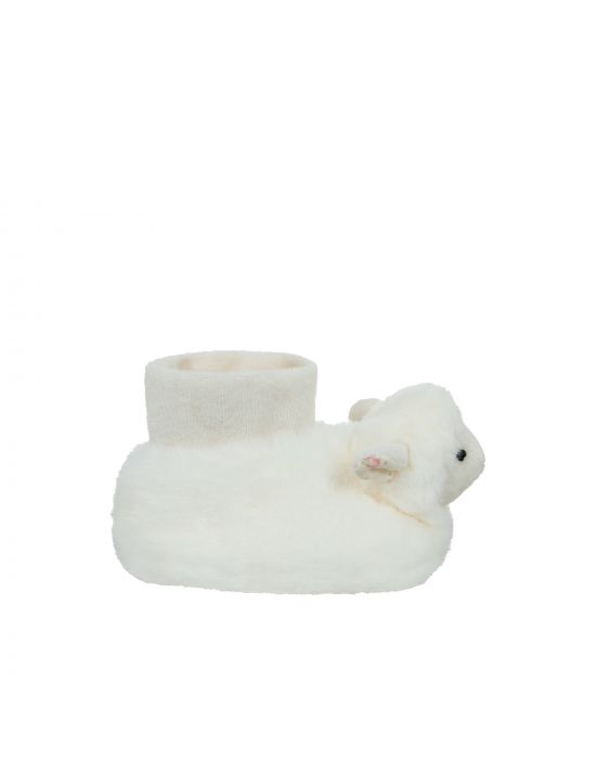Μαλακά Παντοφλάκια Αγκαλιάς white sheep 14cm Manon Des Pres