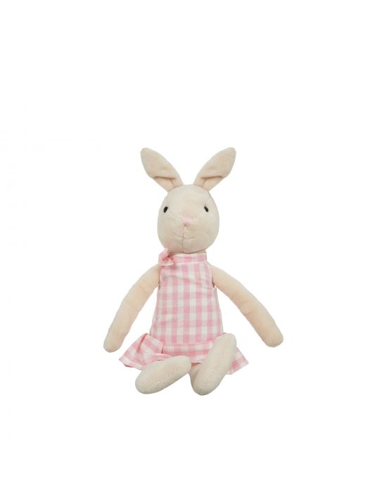 Μαλακό Παιχνίδι Λούτρινο pink dress bunny 30cm  Manon Des Pres