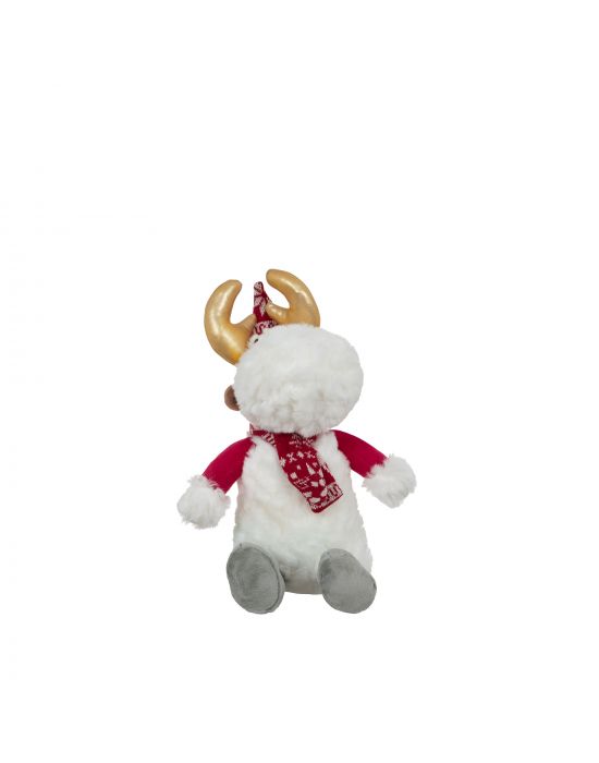 Μαλακό Παιχνίδι Λούτρινο white santa deer 25cm Manon Des Pres