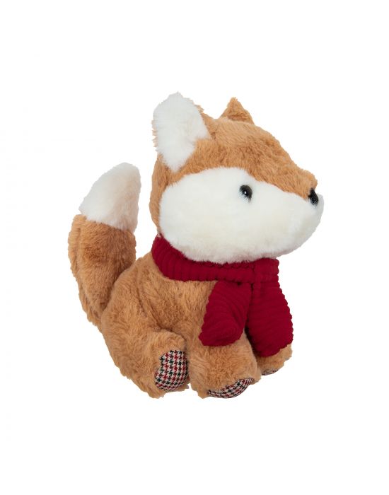 Μαλακό Παιχνίδι Λούτρινο beige santa fox 21cm Manon Des Pres