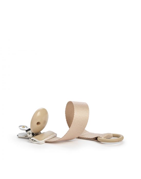 Βρεφική Αλυσίδα Πιπίλας Wood Pure Khaki Elodie