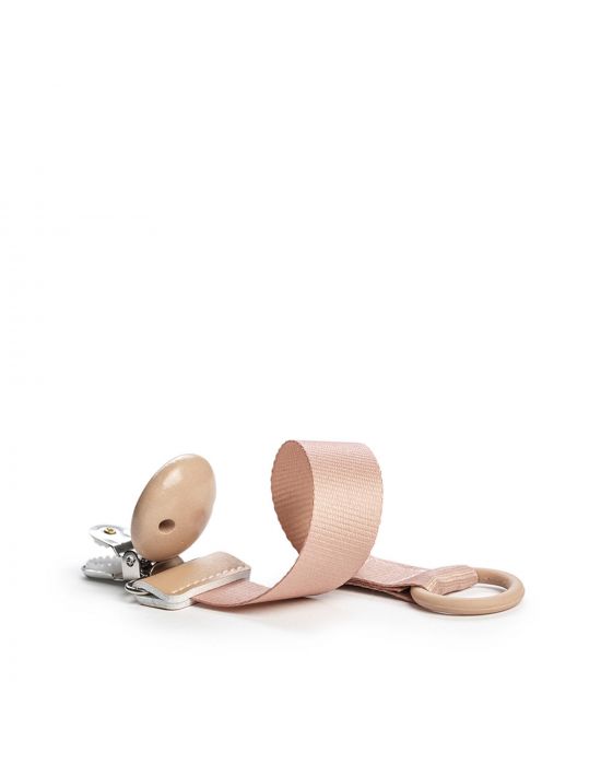 Βρεφική Αλυσίδα Πιπίλας Wood Blushing Pink Elodie
