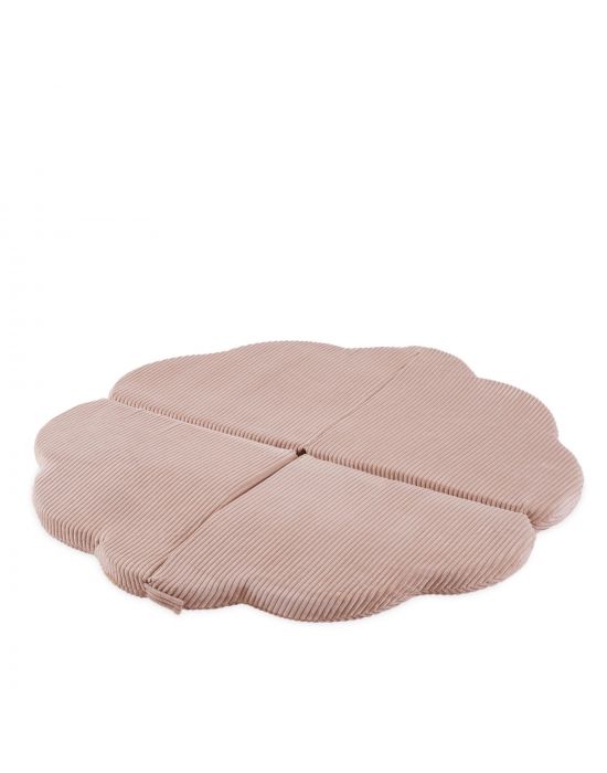 Χαλάκι δραστηριοτήτων 2 σε 1  115x115x5cm κοτλέ ροζ Plush Nest