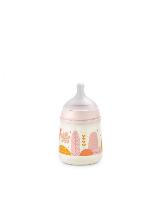 Μπιμπερό Φυσιολογική θηλή Σιλικόνης SX PRO 150ml +0μ Dreams Pink Suavinex