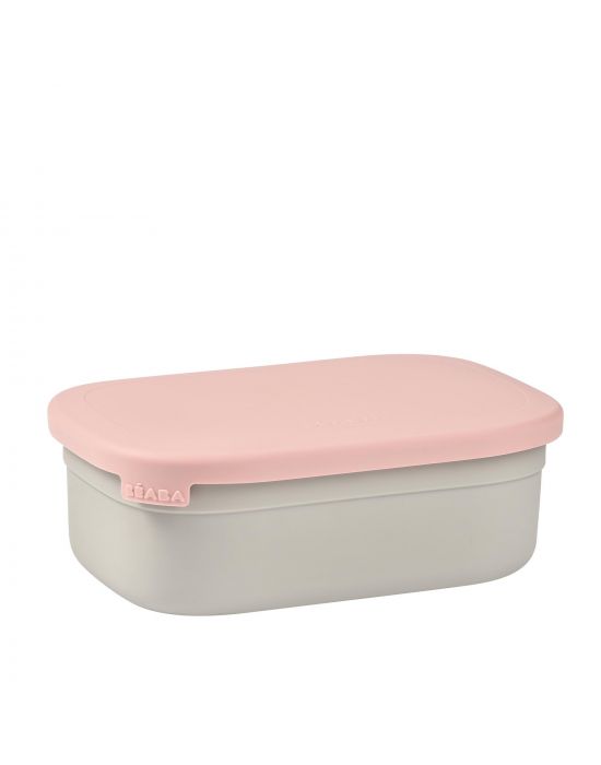 Δοχείο Φαγητού Ανοξείδωτο Velvet grey/Dusty rose Béaba