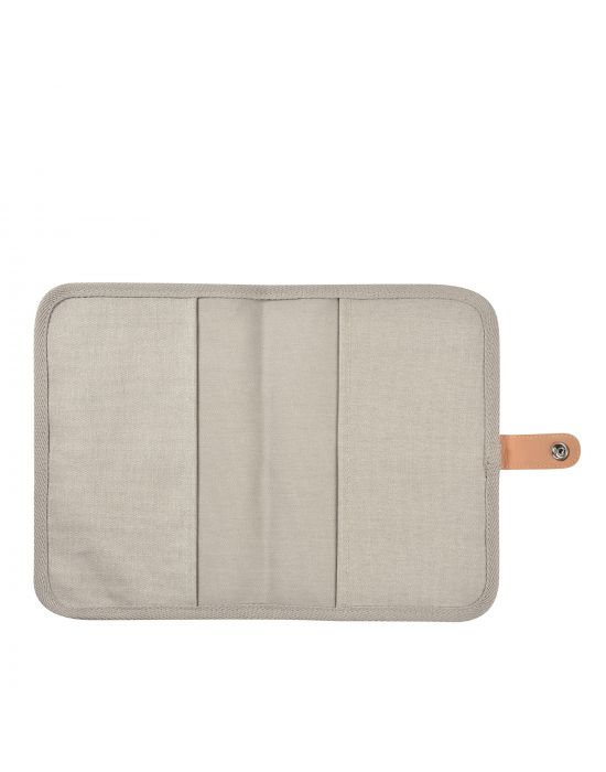 Προστατευτική θήκη για βιβλιάριο υγείας pearl grey Béaba