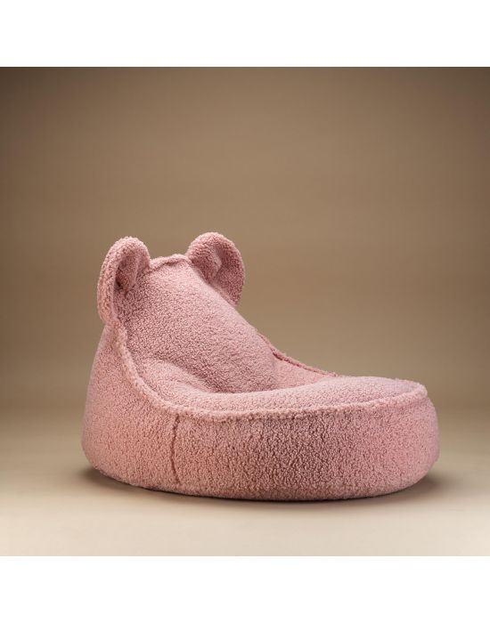 Παιδικό Πούφ Bear 75x60x48cm Guava Pink Wigiwama