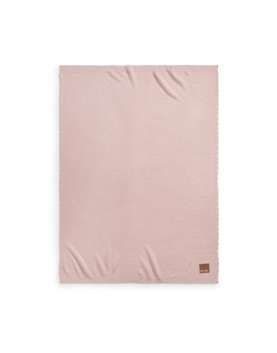 Βρεφική Κουβέρτα Pointelle Ακρυλική Misty Pink 75x100cm Elodie