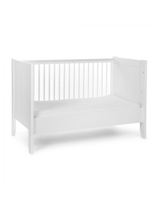 Childhome Flemish White Cot Bed 70X140 + Slats
