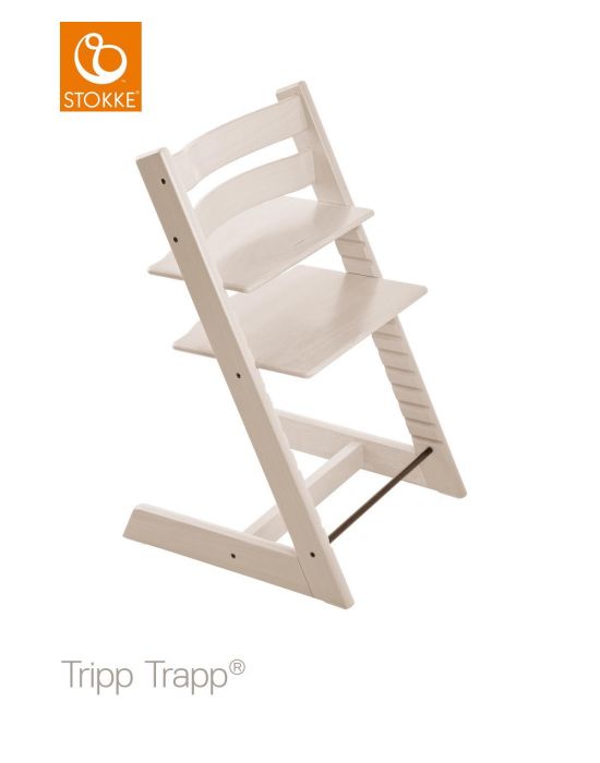 Παιδικό Κάθισμα Φαγητού Stokke TRIPP TRAPP Whitewash + ΔΩΡΟ Βρεφική Πλάτη Tripp Trapp