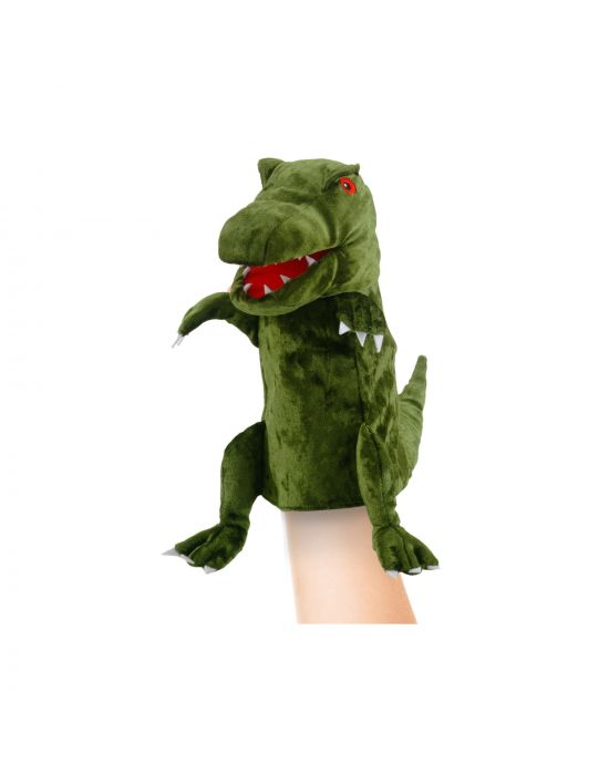 Παιδικό Παιχνίδι Puppet Δεινόσαυρος Πράσινος Γαϊτανάκι