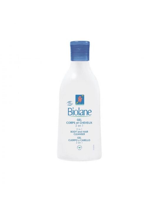 Biolane 2 in 1 body and hair cleanser 350 ml