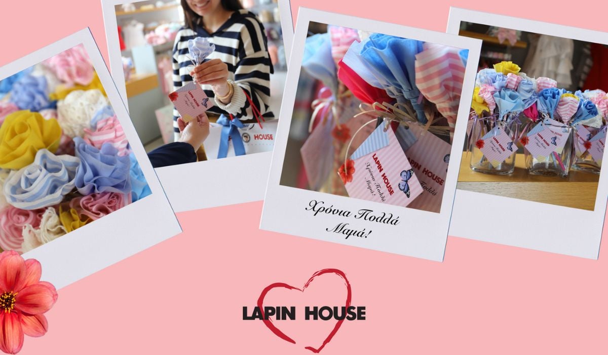 Η Lapin House γιόρτασε τη Γιορτή της Μητέρας με χειροποίητα λουλούδια φτιαγμένα από μαμάδες για μαμάδες!